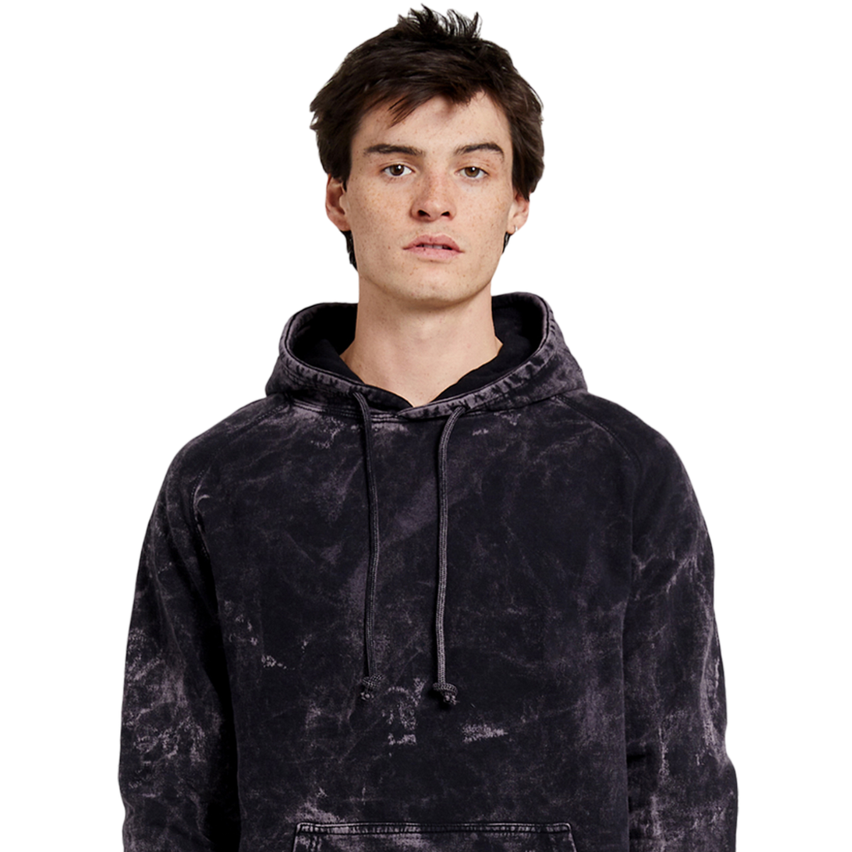 Acid-Washed Vintage Hoodie - FlippedDimension