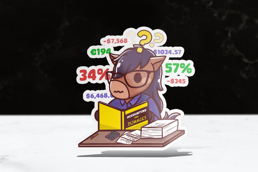 Accounting Billy Sticker - FlippedDimension