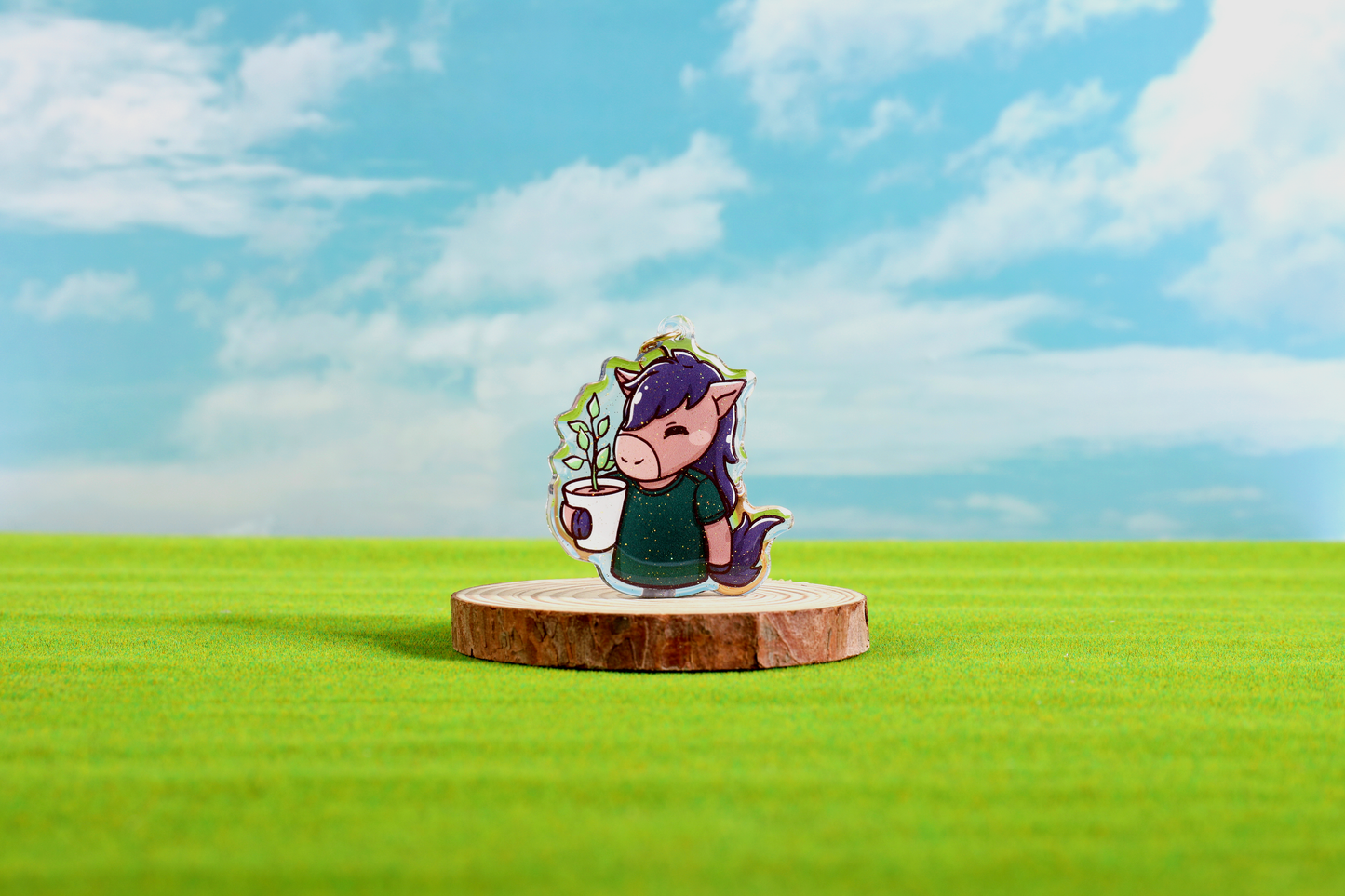 Agriculture Billy Epoxy Keychain - FlippedDimension