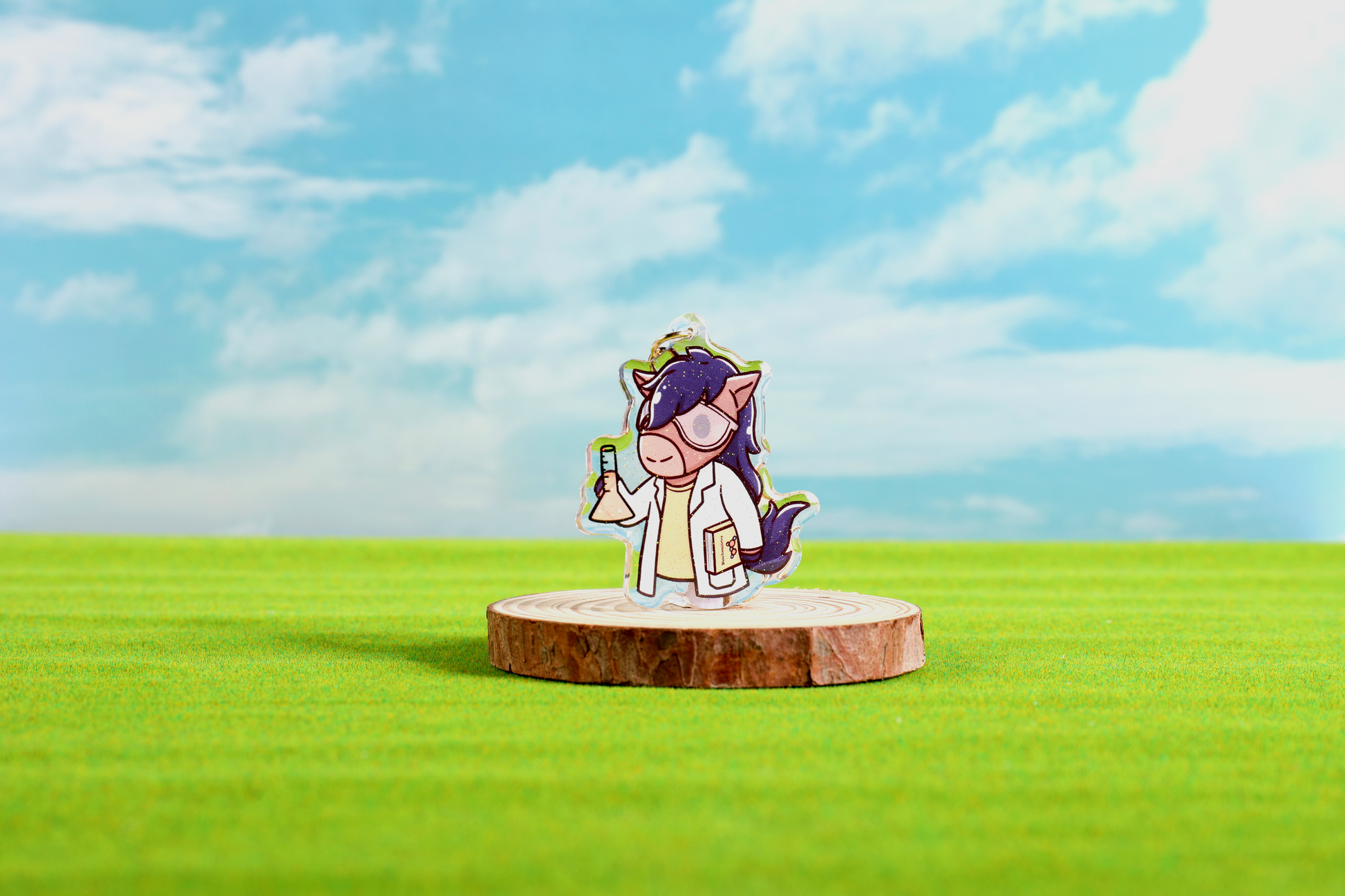 BioChem Billy Epoxy Keychain - FlippedDimension