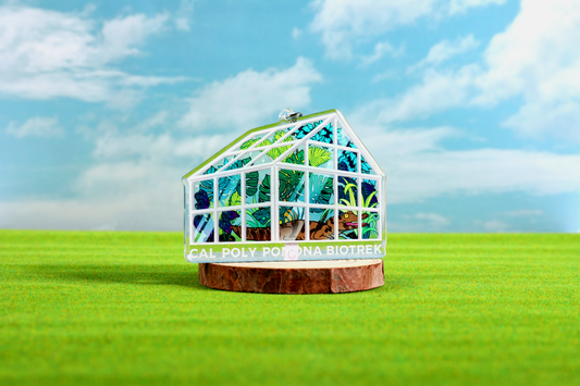 Biotrek Greenhouse Epoxy Keychain - FlippedDimension
