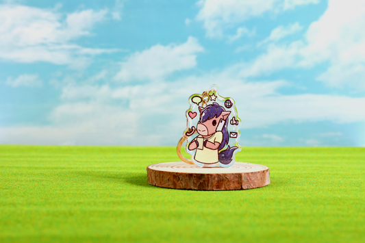 Communication Billy Epoxy Keychain - FlippedDimension