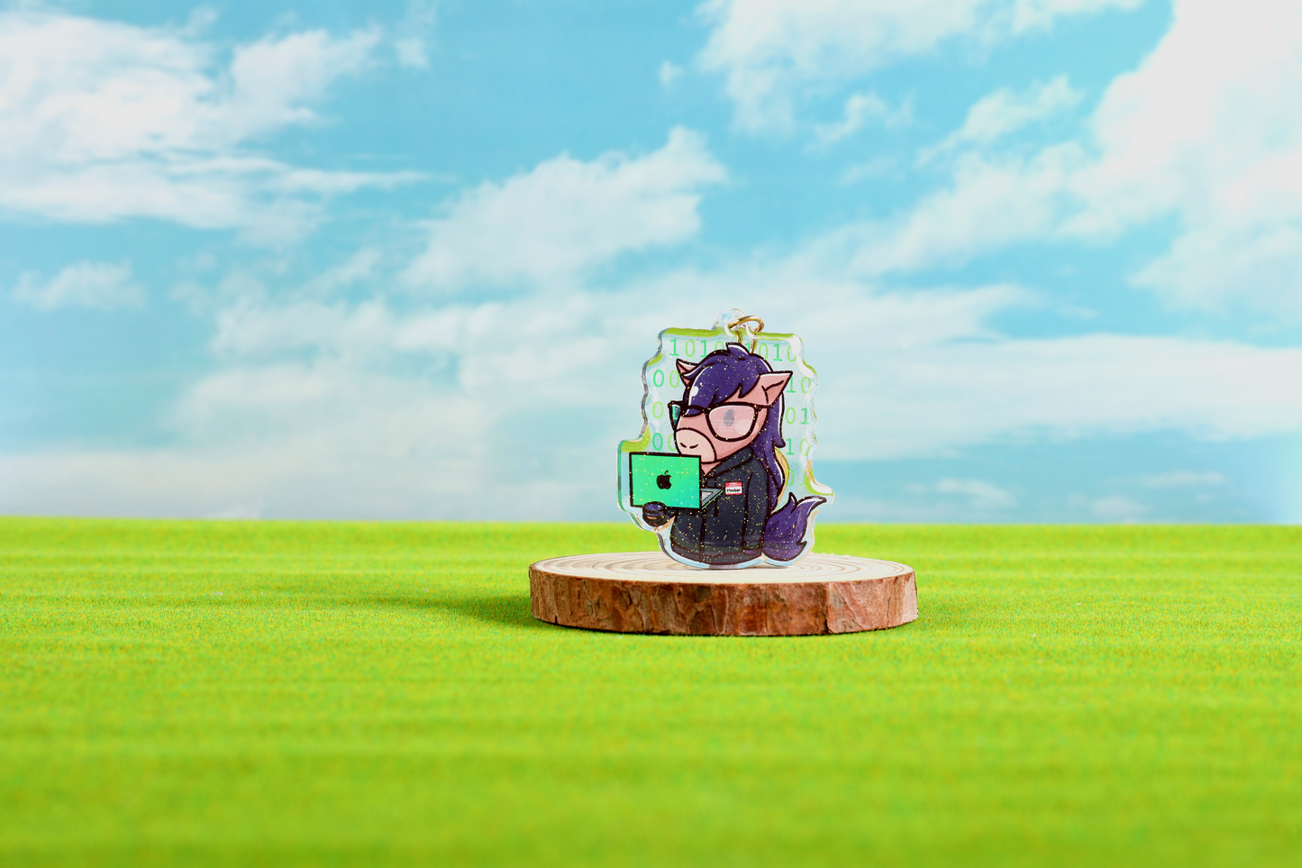 Computer Science Epoxy Keychain - FlippedDimension