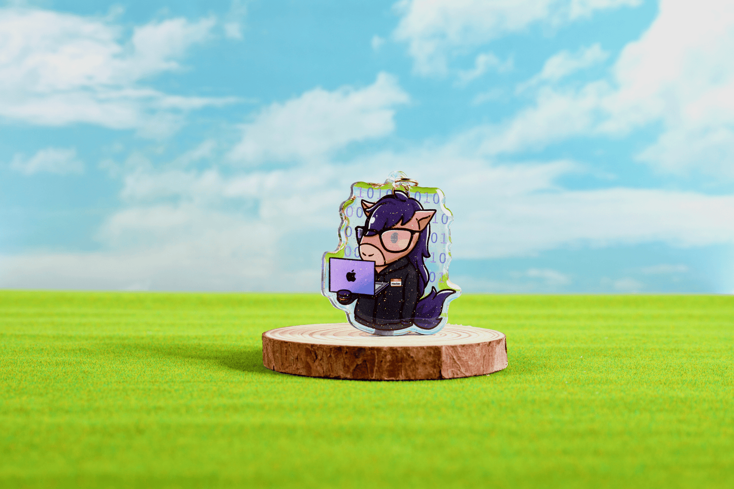 Computer Science Epoxy Keychain - FlippedDimension