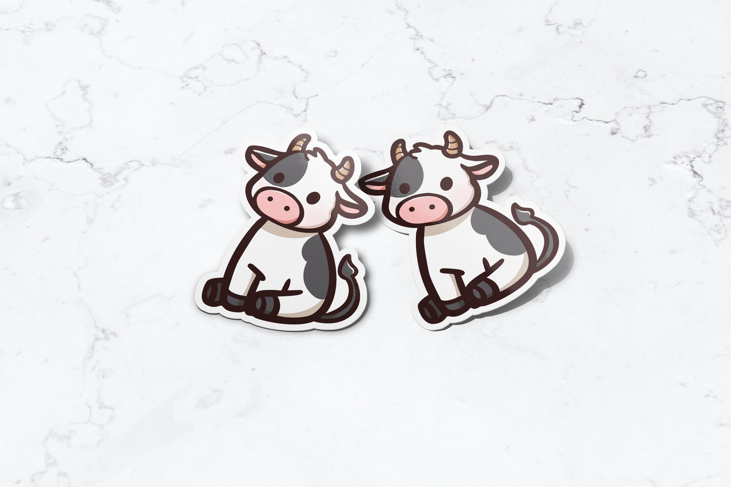 Cow Sticker - FlippedDimension