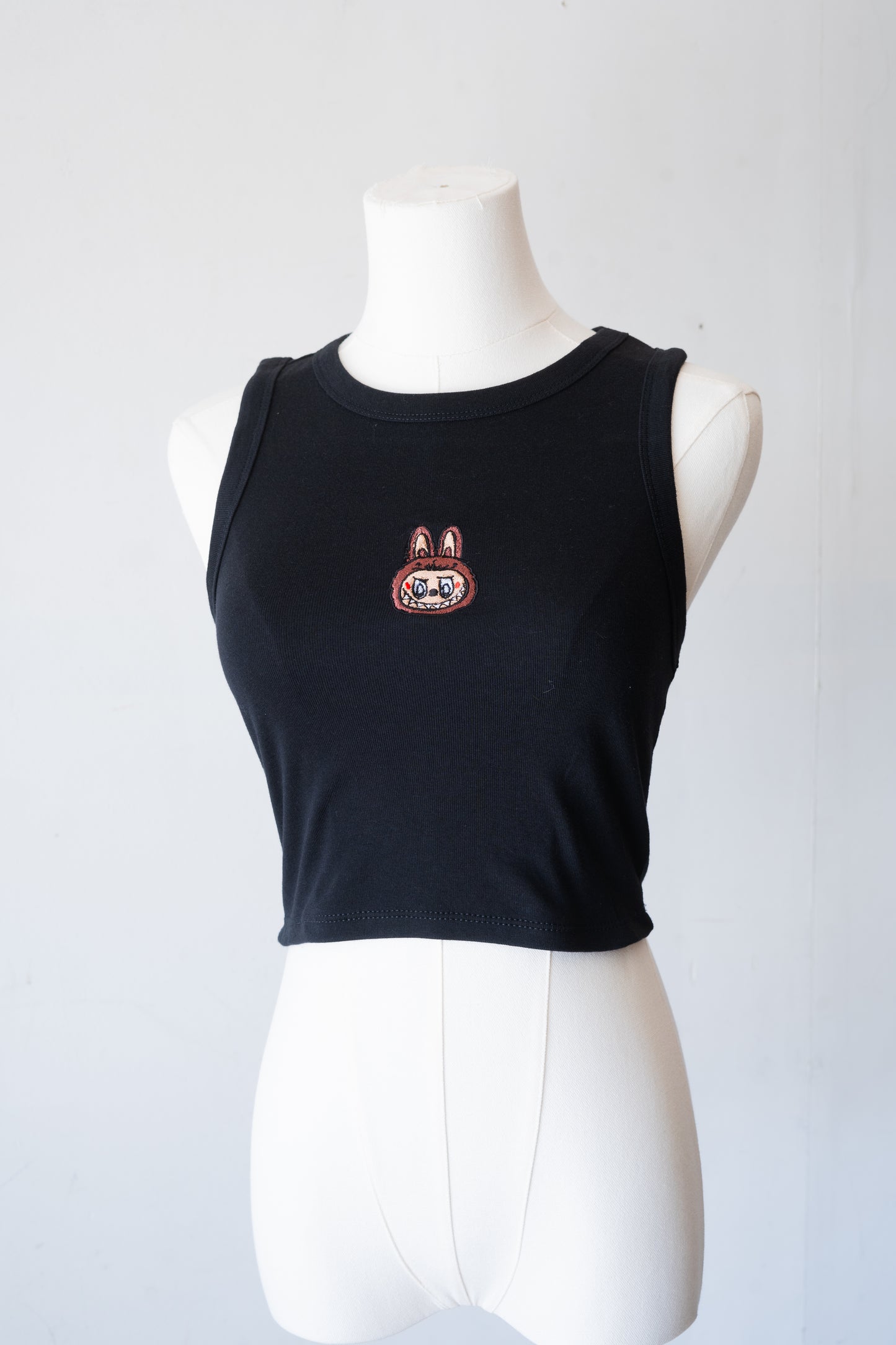 Labubu Tank Top (Black) - FlippedDimension
