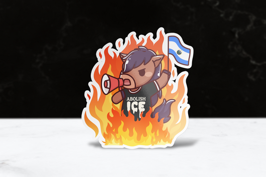 Abolish ICE Billy Sticker (Reflective) - FlippedDimension