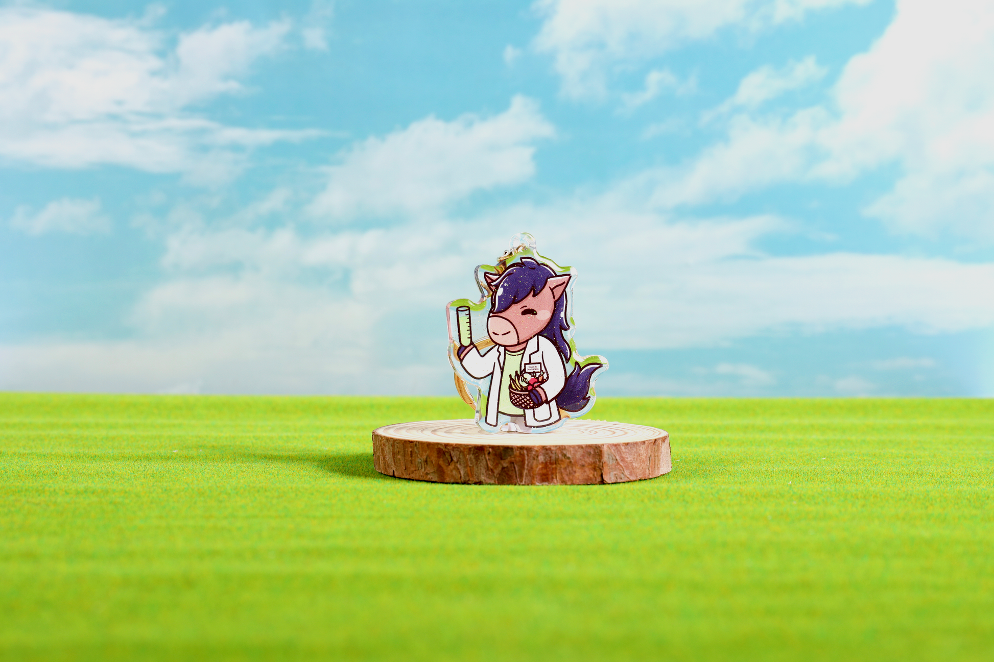 Food and Nutrition Billy Epoxy Keychain - FlippedDimension