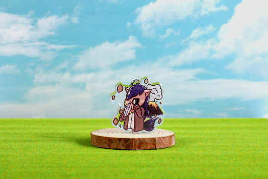 Geology Billy Epoxy Keychain - FlippedDimension