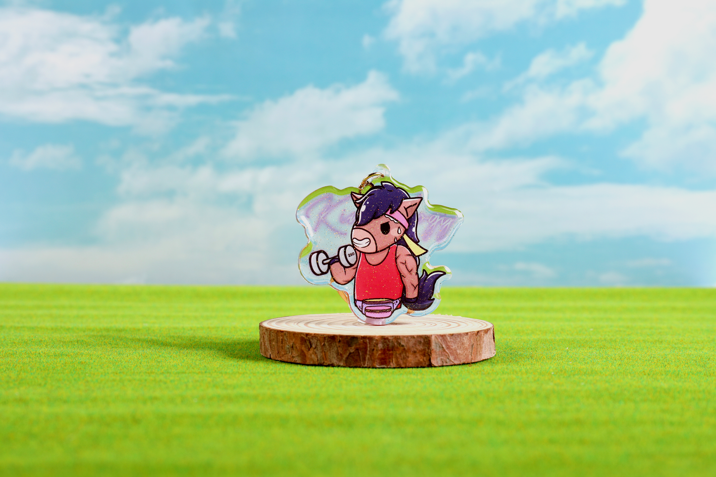 Kinesiology Billy Epoxy Keychain - FlippedDimension