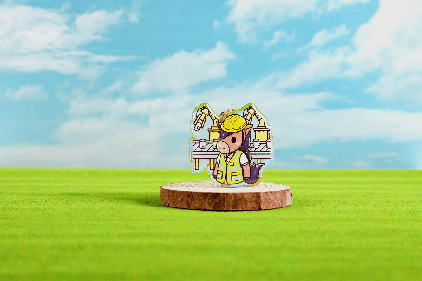 Manufacturing Engineering Billy Epoxy Keychain - FlippedDimension