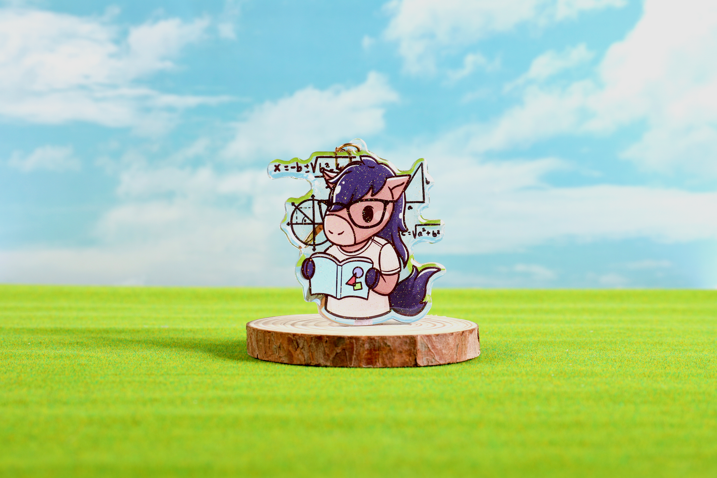 Math Billy Epoxy Keychain - FlippedDimension