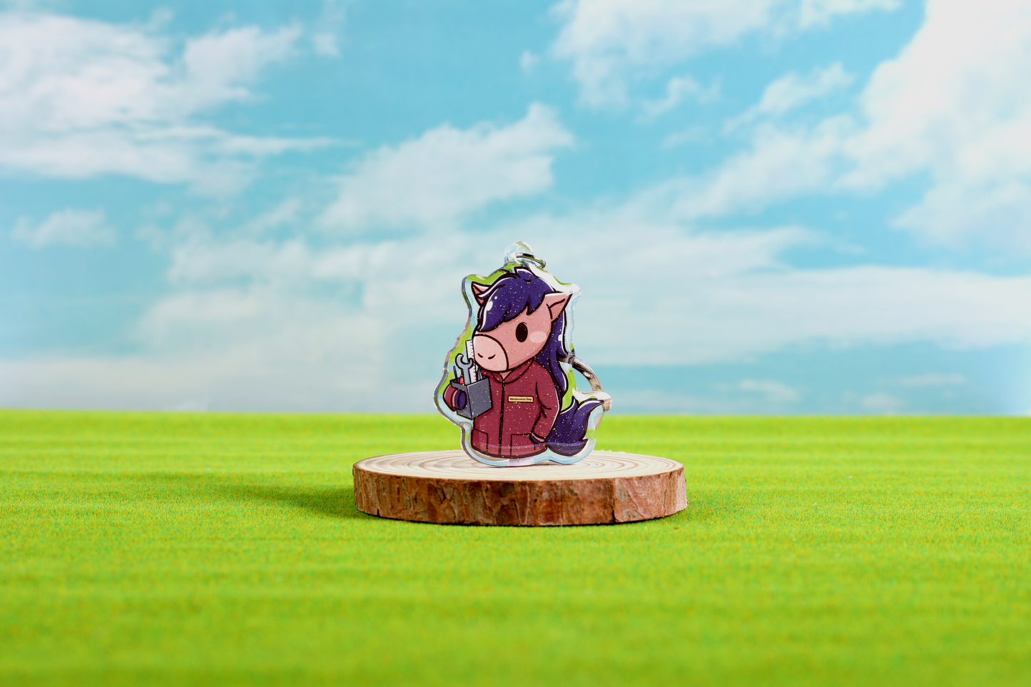 Mechanical Engineering Billy Epoxy Keychain - FlippedDimension