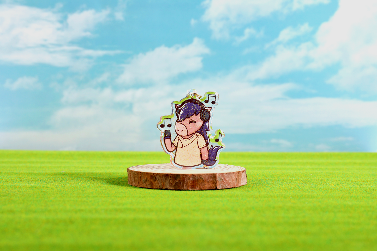 Music Billy Epoxy Keychain - FlippedDimension