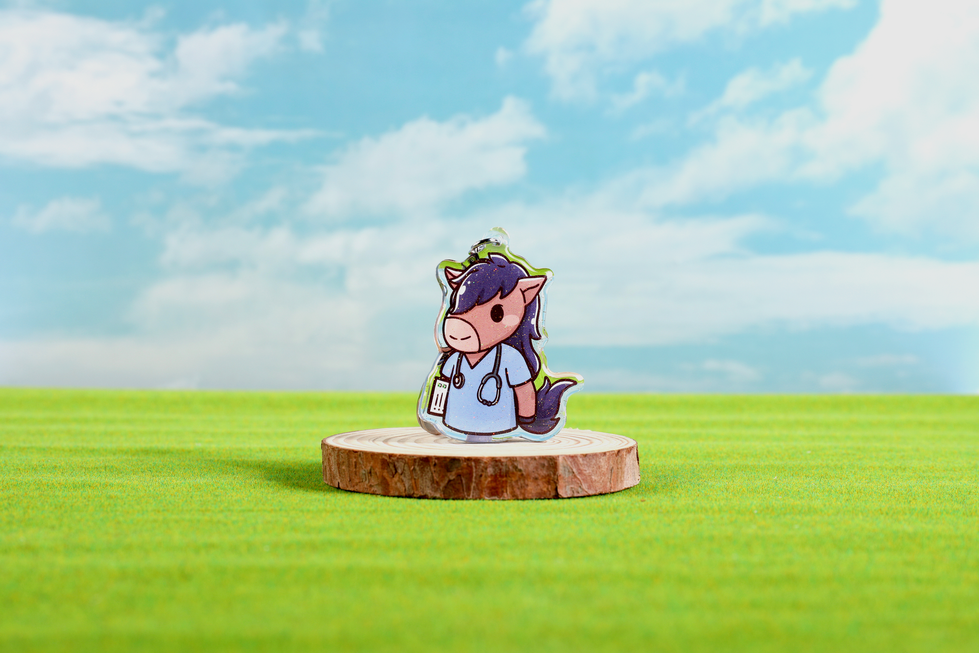 Nursing Billy Epoxy Keychain - FlippedDimension