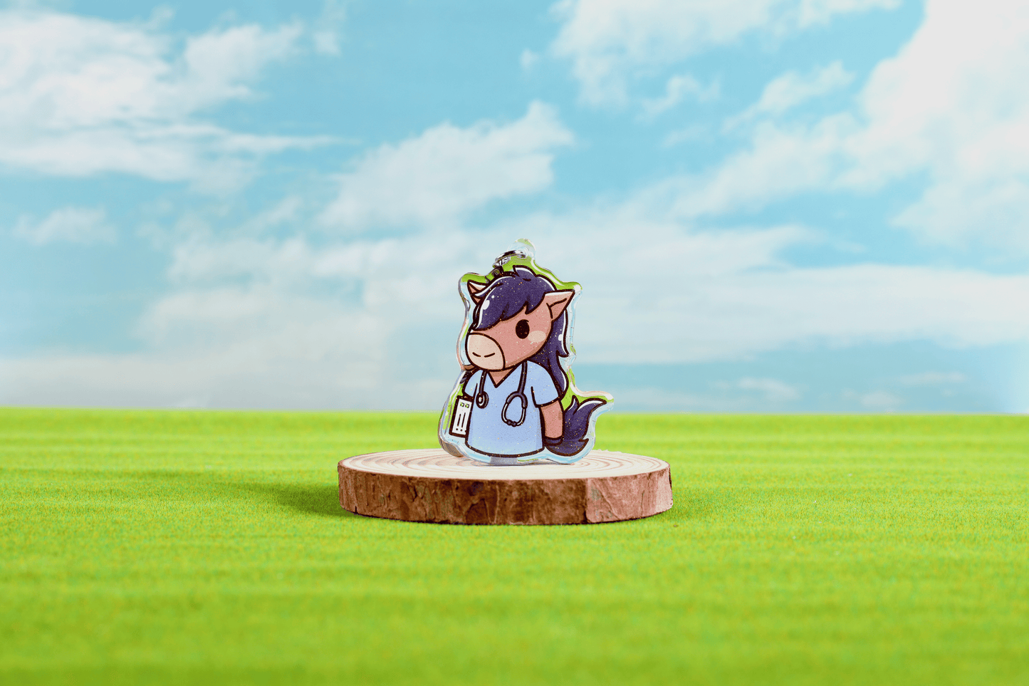 Nursing Billy Epoxy Keychain - FlippedDimension