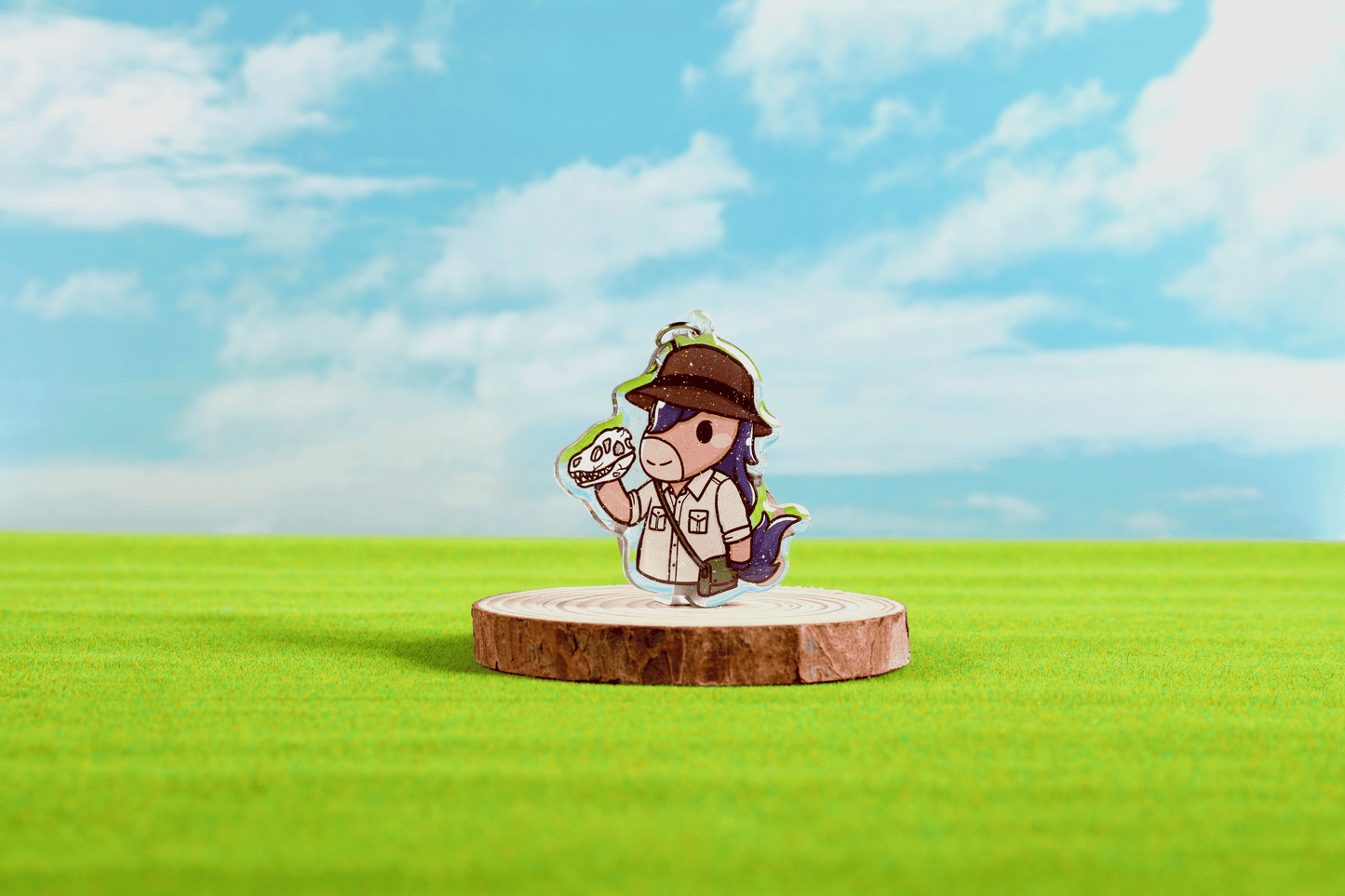 Paleontology Billy Epoxy Keychain - FlippedDimension