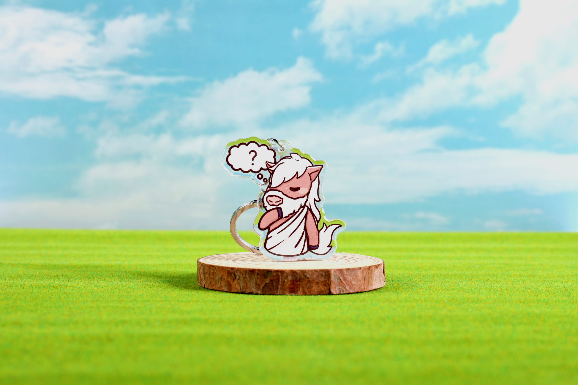 Philosophy Billy Epoxy Keychain - FlippedDimension