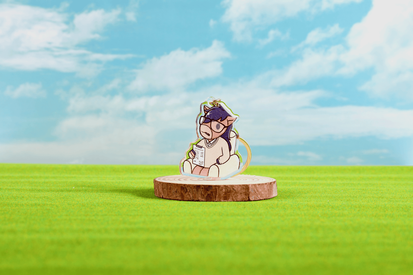 Psychology Billy Epoxy Keychain - FlippedDimension