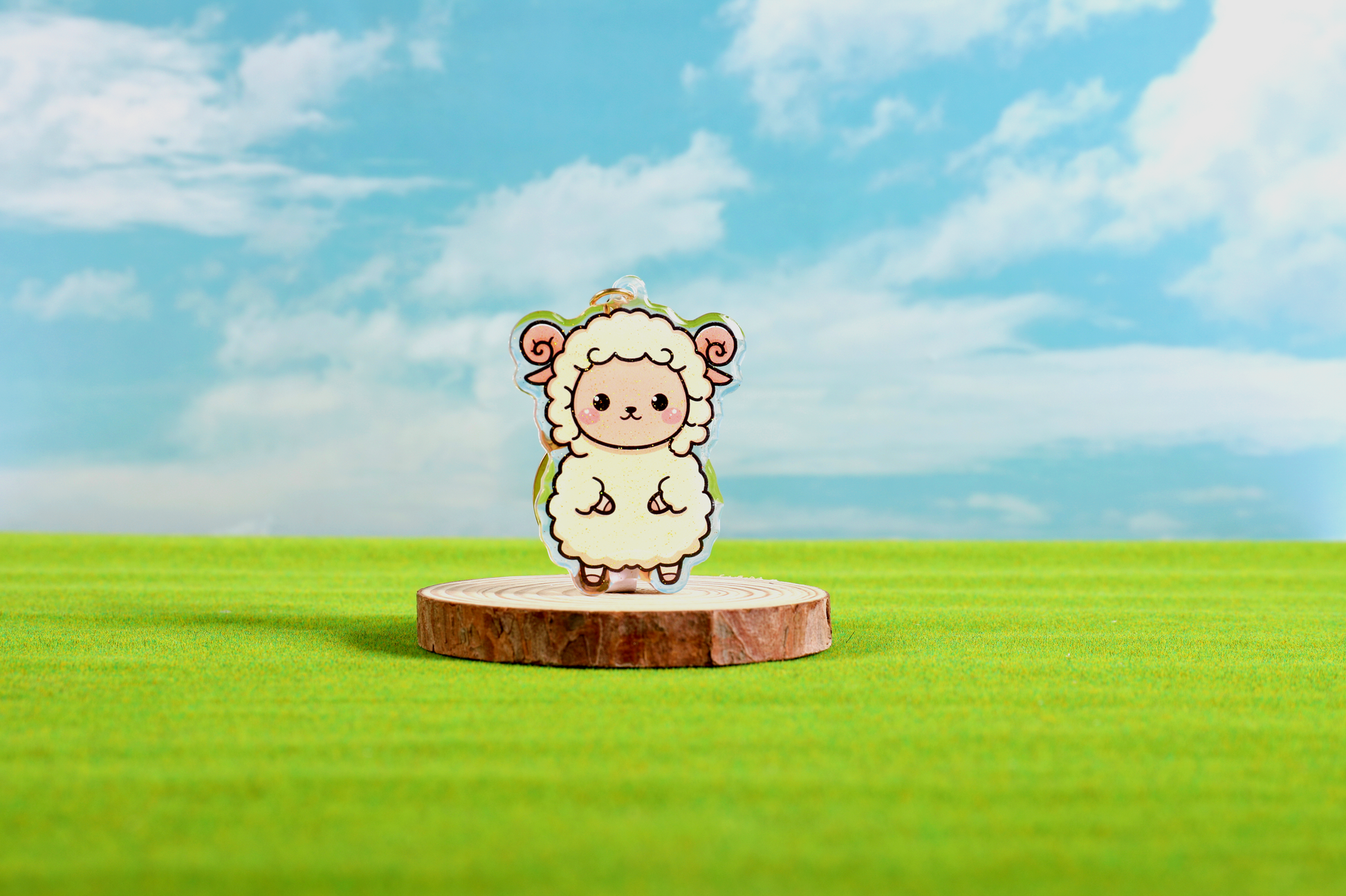 Ram Epoxy Keychain - FlippedDimension