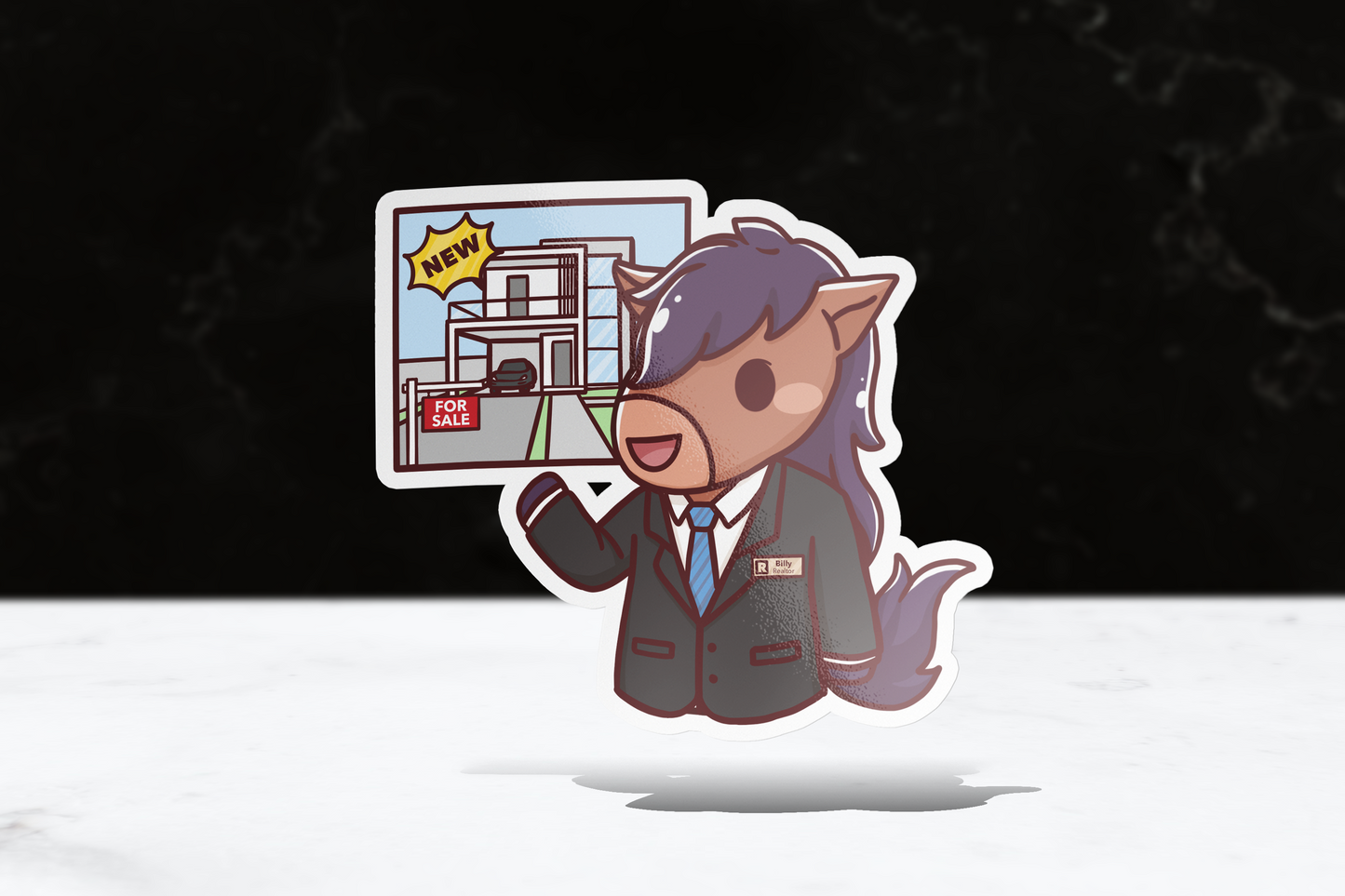 Real Estate Billy Sticker - FlippedDimension