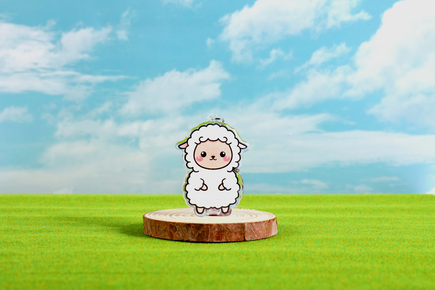 Sheep Epoxy Keychain - FlippedDimension