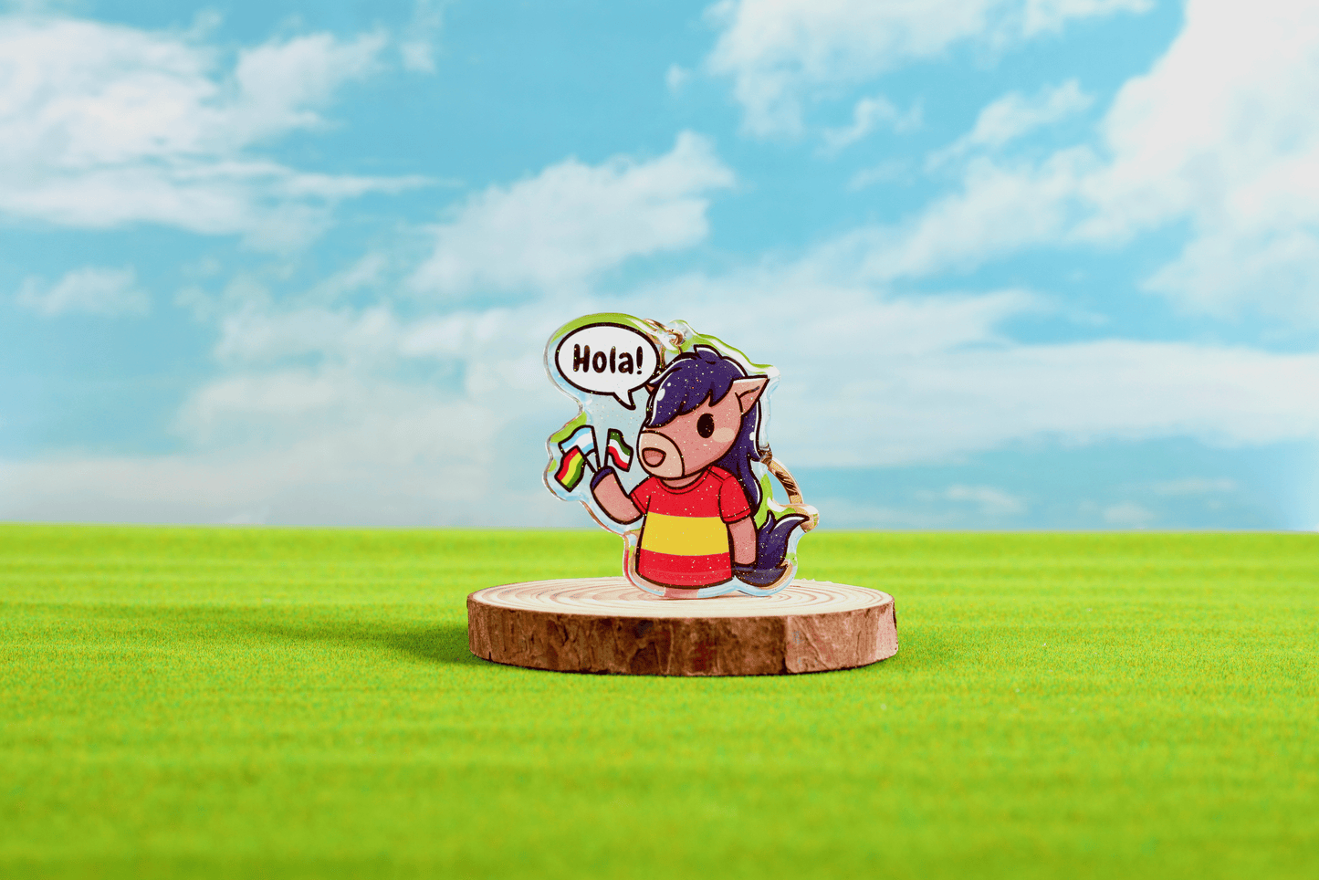 Spanish Billy Epoxy Keychain - FlippedDimension