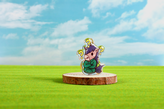 Undecided Billy Epoxy Keychain - FlippedDimension