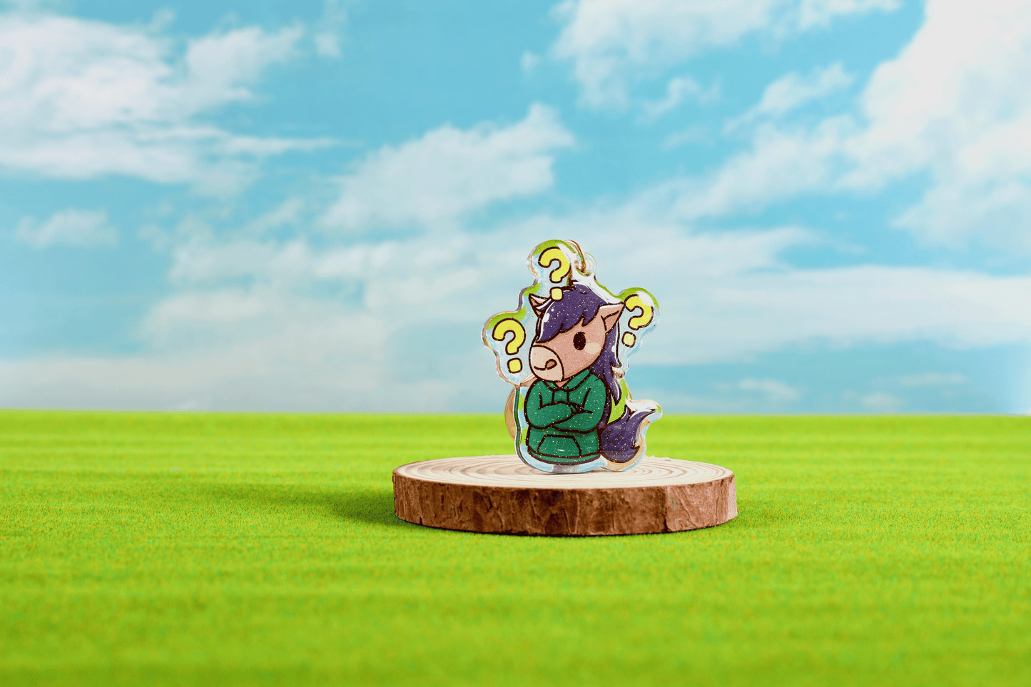 Undecided Billy Epoxy Keychain - FlippedDimension