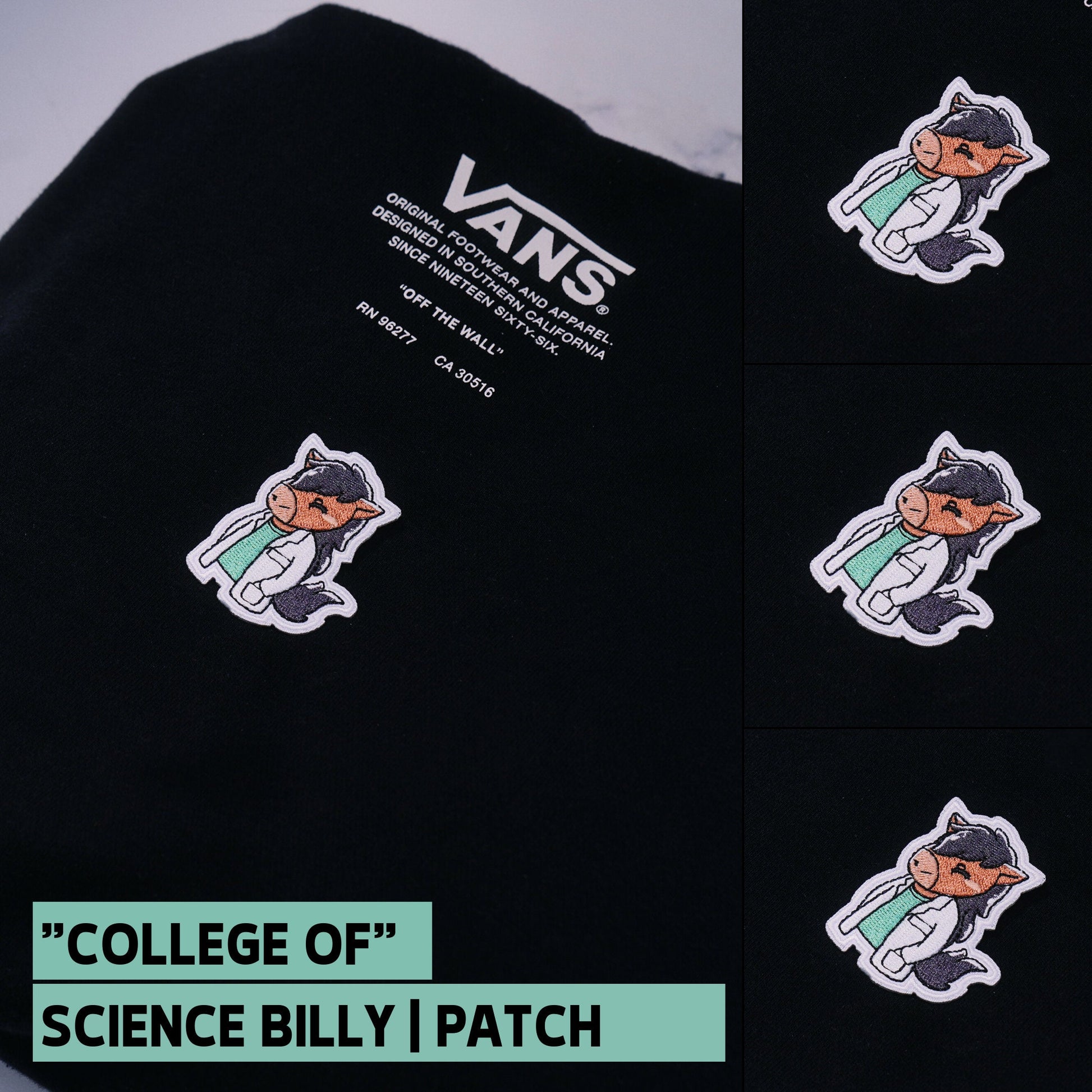 Chibi Cal Poly "College of" Patches | CPP | Cal Poly Pomona | Iron-On - FlippedDimension