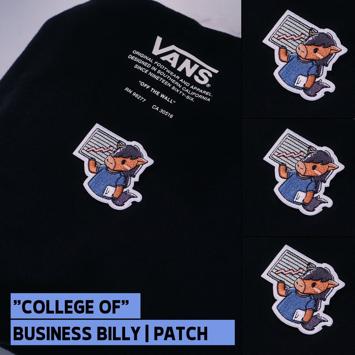 Chibi Cal Poly "College of" Patches | CPP | Cal Poly Pomona | Iron-On - FlippedDimension
