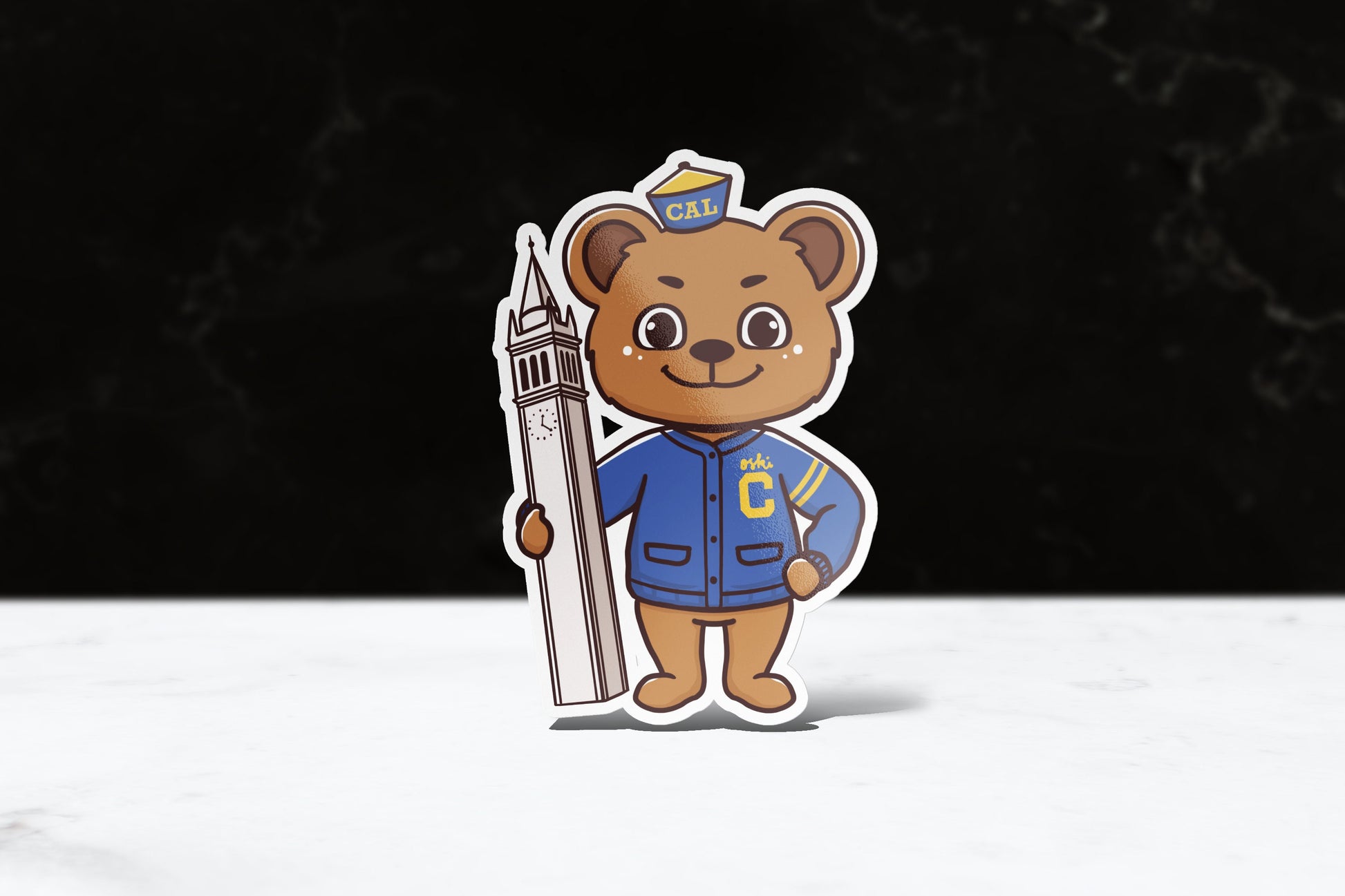 UC Berkeley Chibi Oski the Bear Chibi Sticker - FlippedDimension