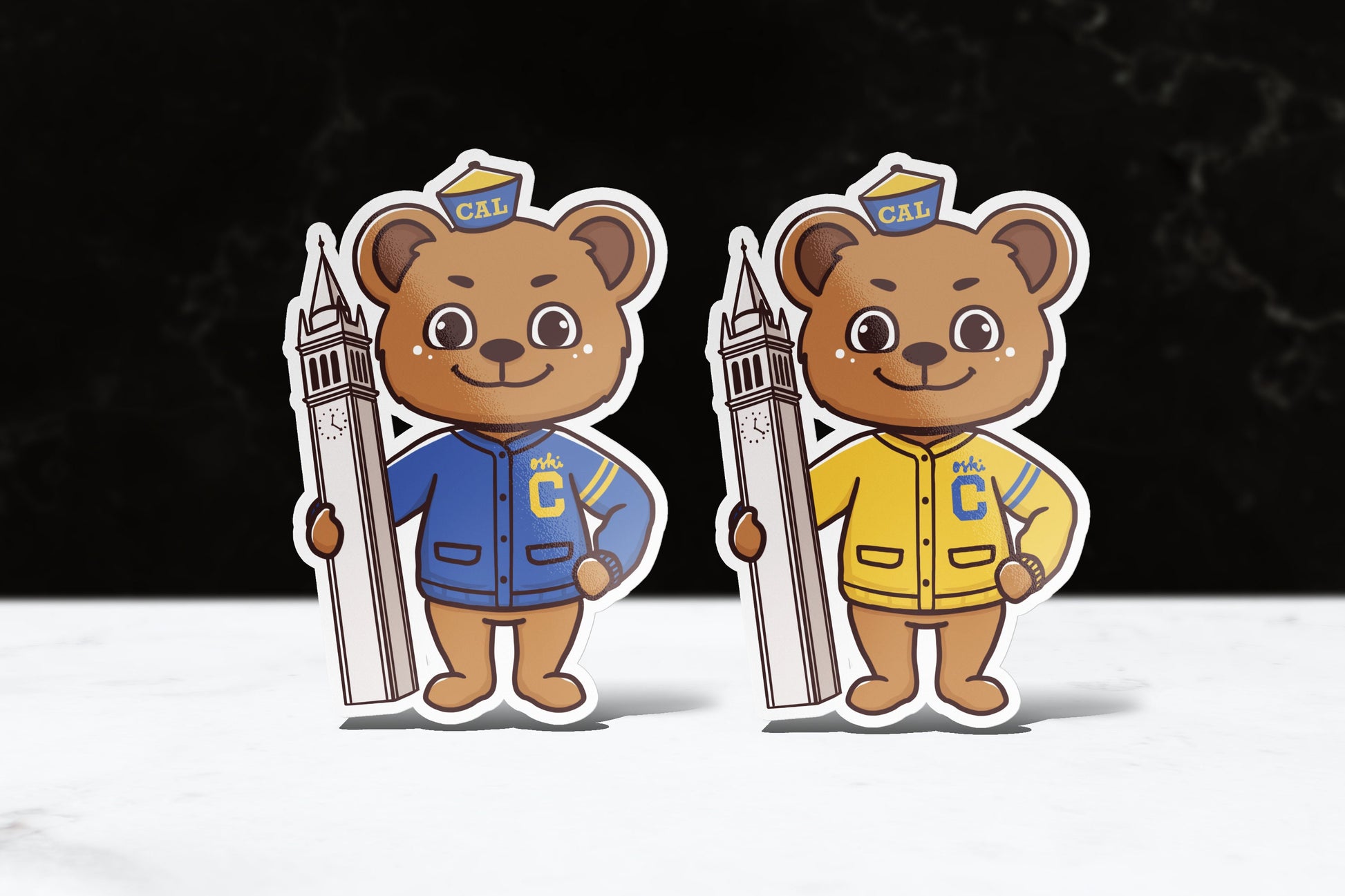 UC Berkeley Chibi Oski the Bear Chibi Sticker - FlippedDimension