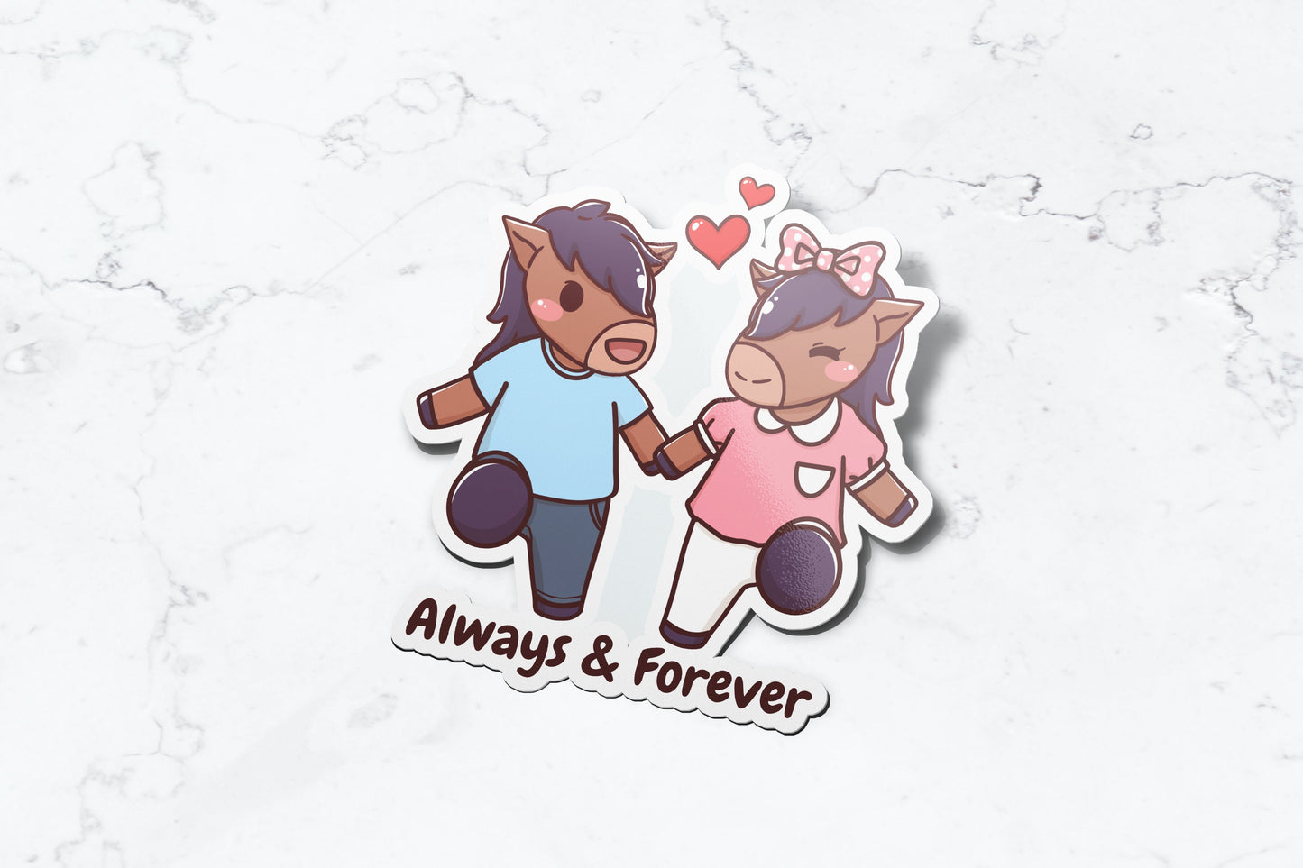 Billy & Bella (Always and Forever) Sticker - FlippedDimension