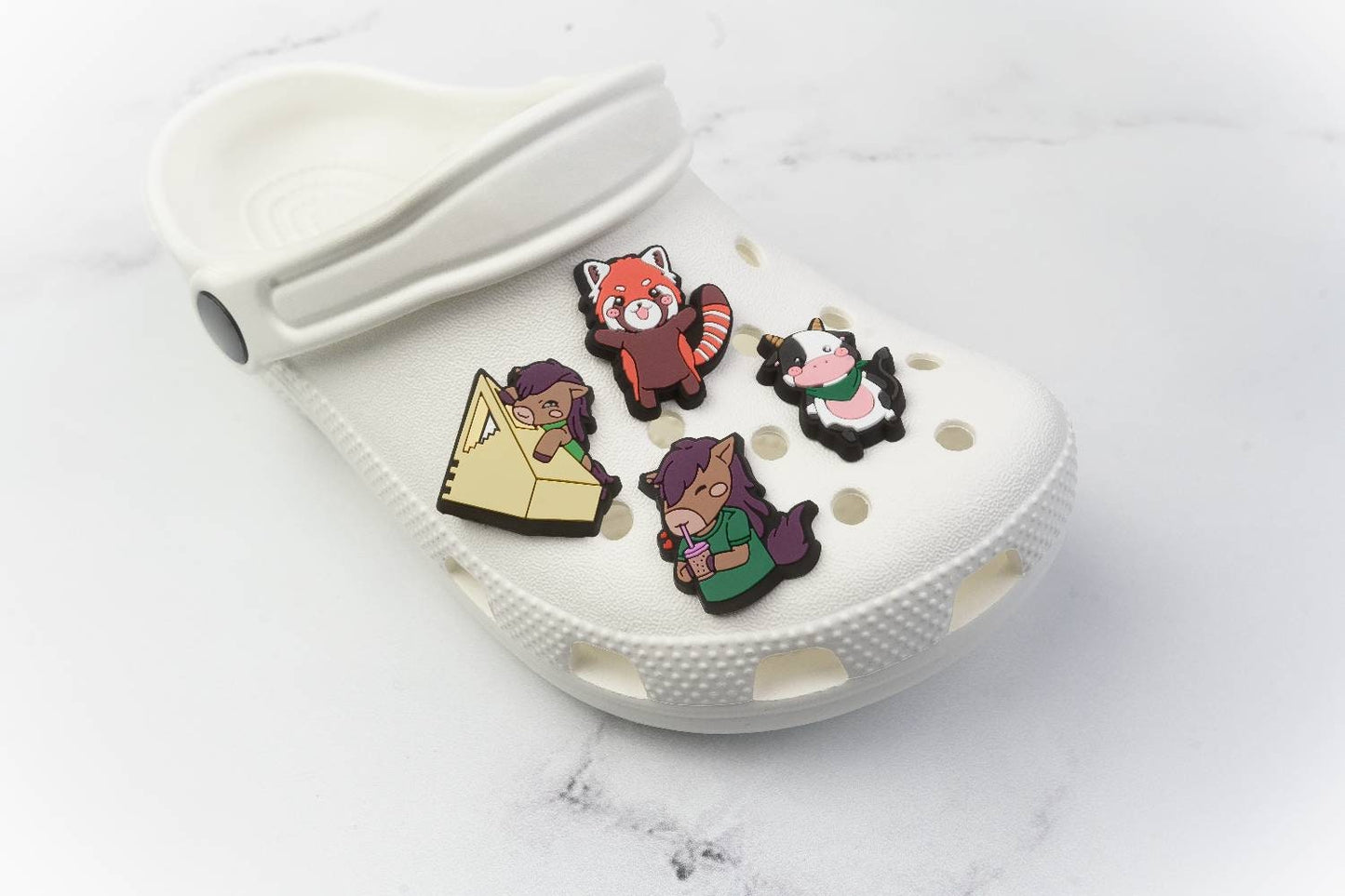 Cow Shoe Charms | Cute Shoe Charms | Soft PVC - FlippedDimension