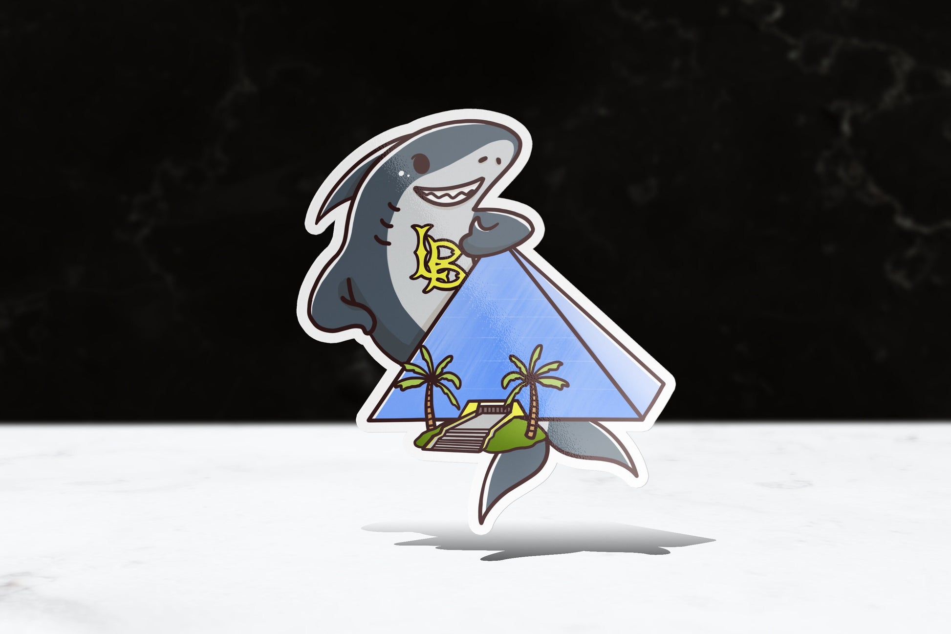 CSULB Chibi Elbee the Shark - FlippedDimension