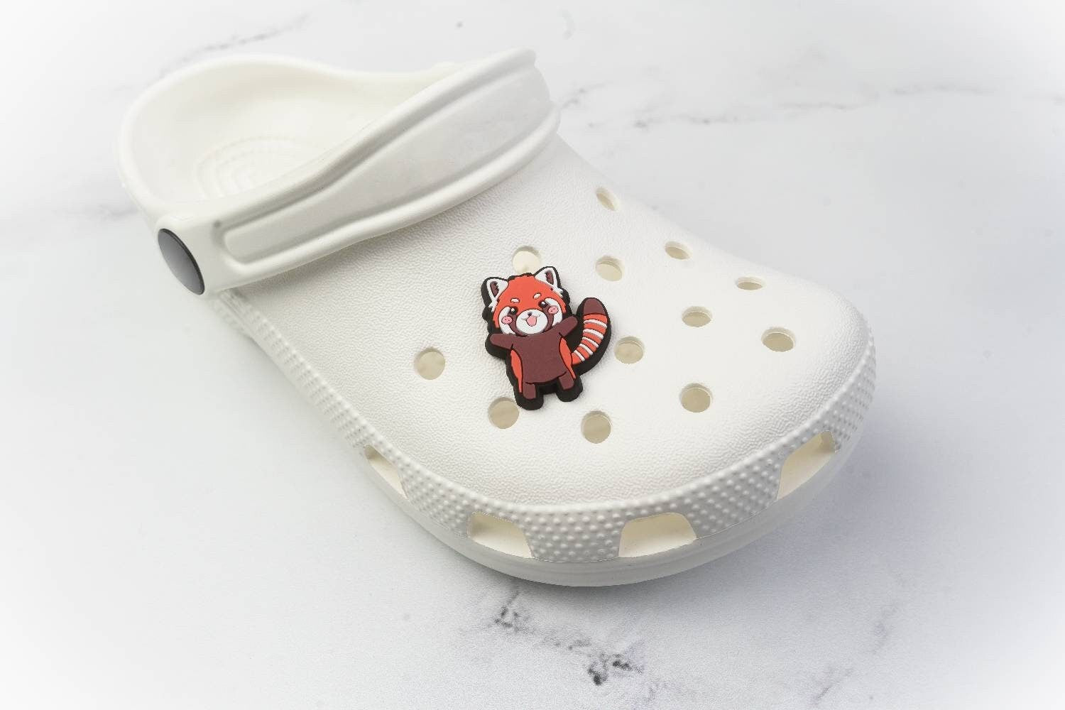 Red Panda Shoe Charm | Cute Shoe Charms | Soft PVC - FlippedDimension