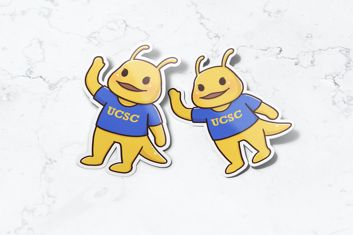 UCSC Chibi Sammy the Banana Slug Sticker - FlippedDimension