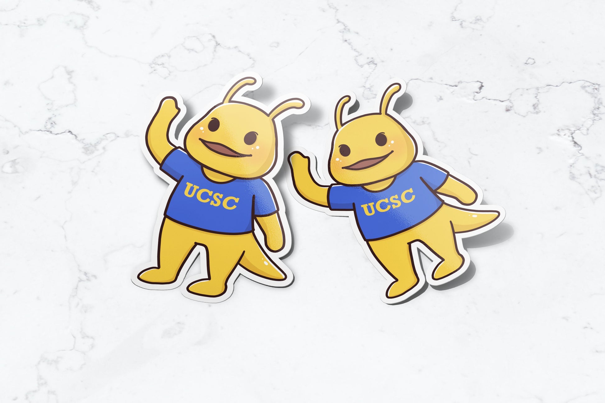 UCSC Chibi Sammy the Banana Slug Sticker - FlippedDimension