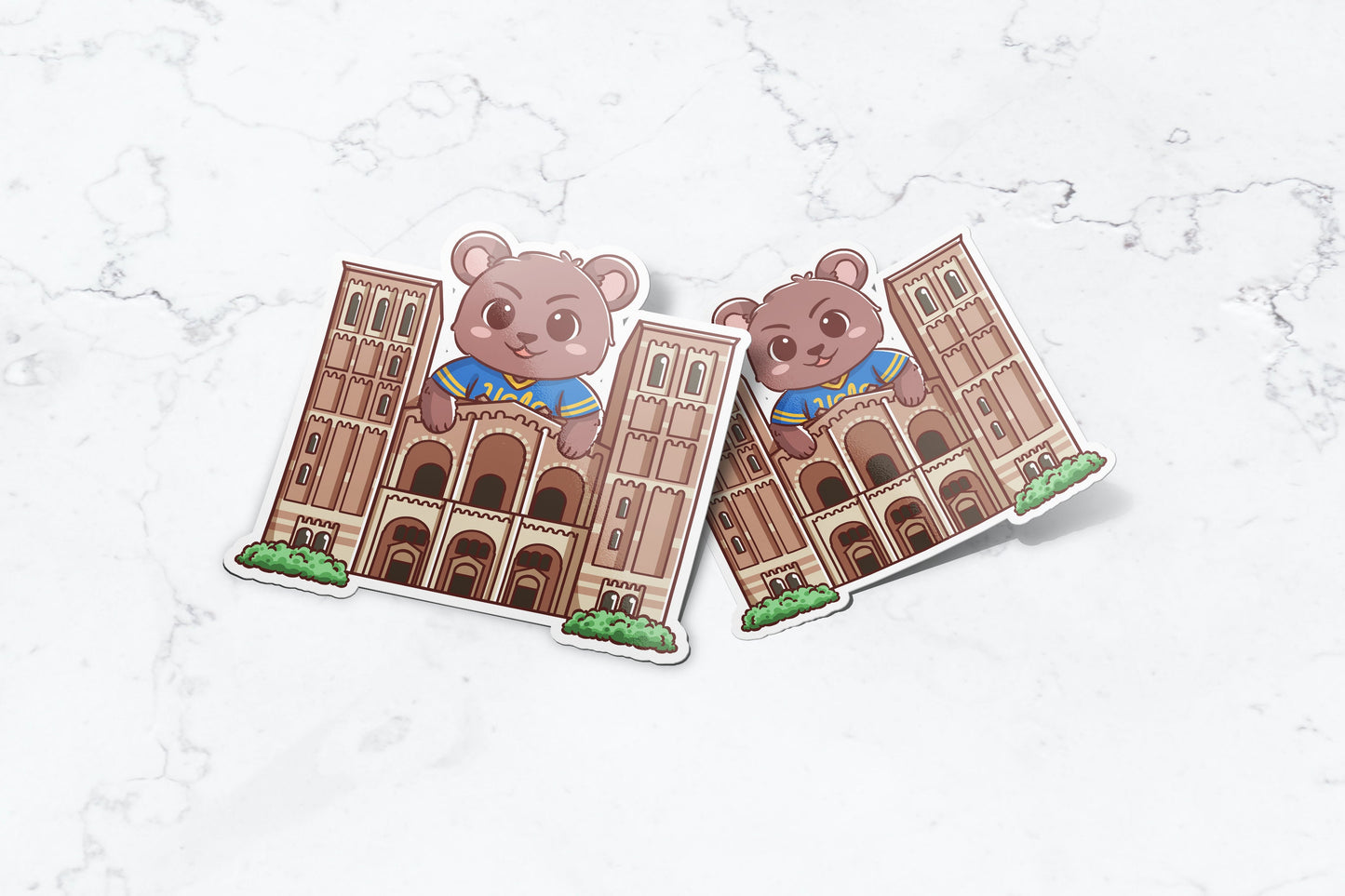 UCLA Chibi Bruins Sticker - FlippedDimension