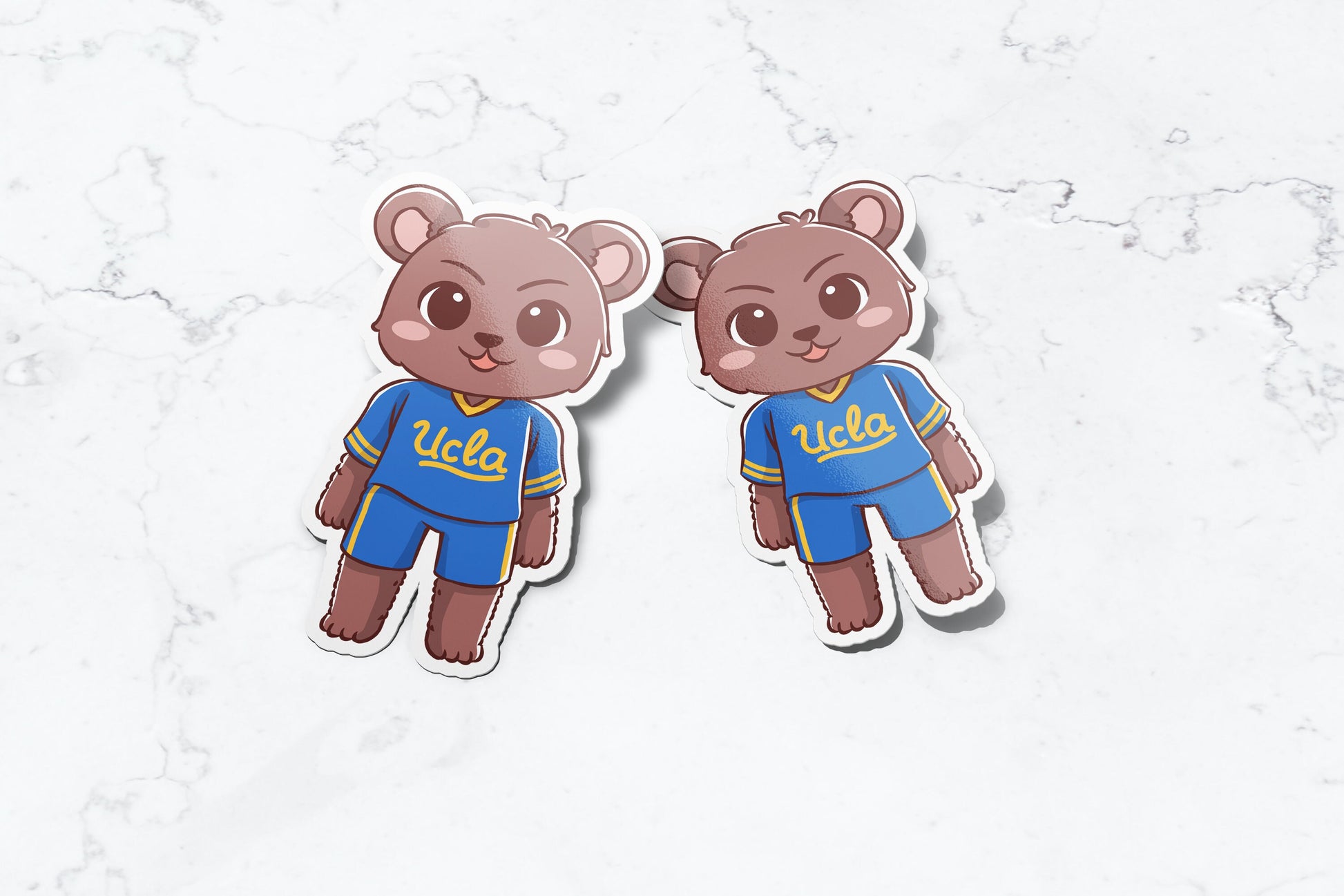 UCLA Chibi Bruins Sticker - FlippedDimension