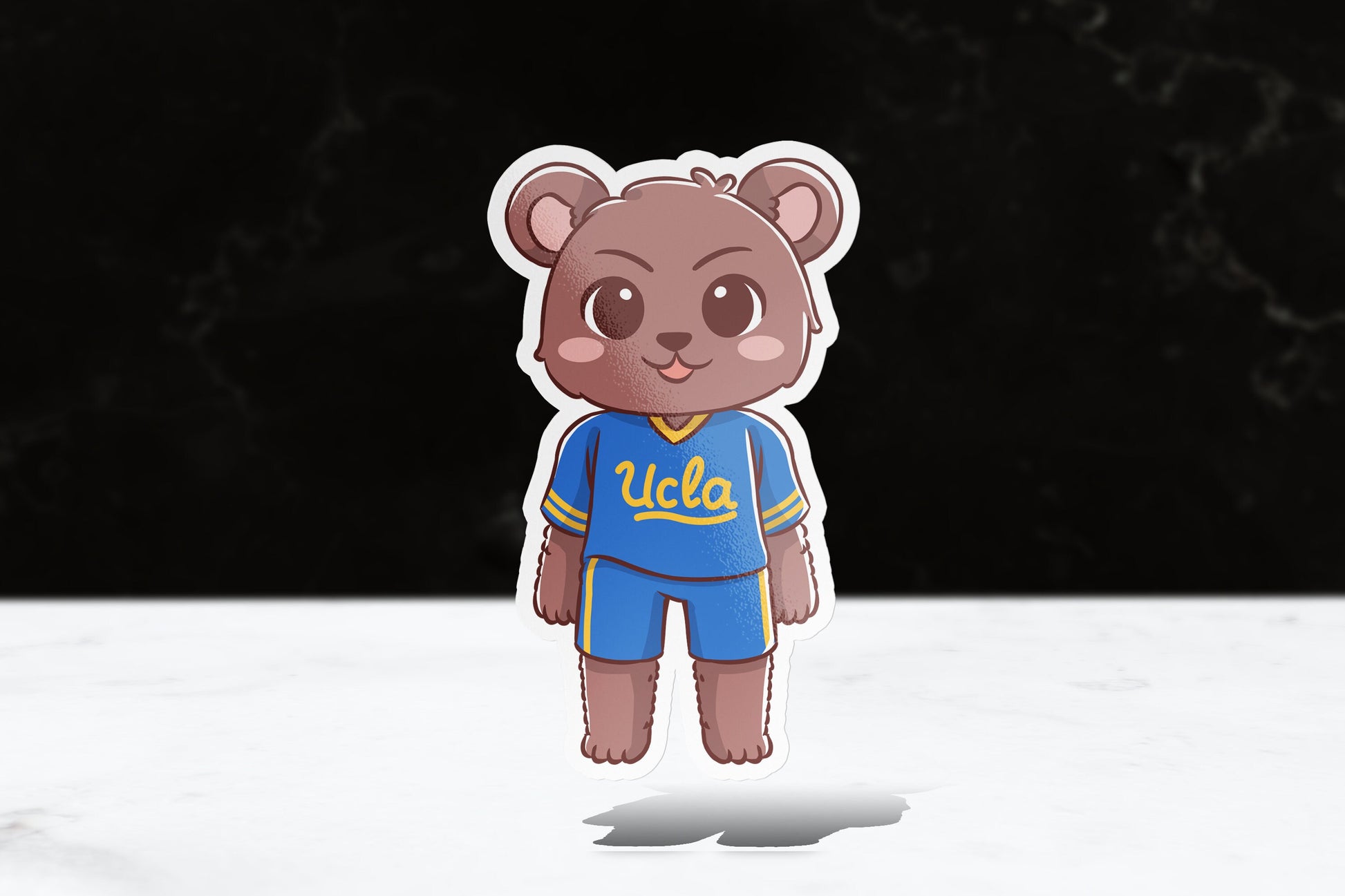UCLA Chibi Bruins Sticker - FlippedDimension