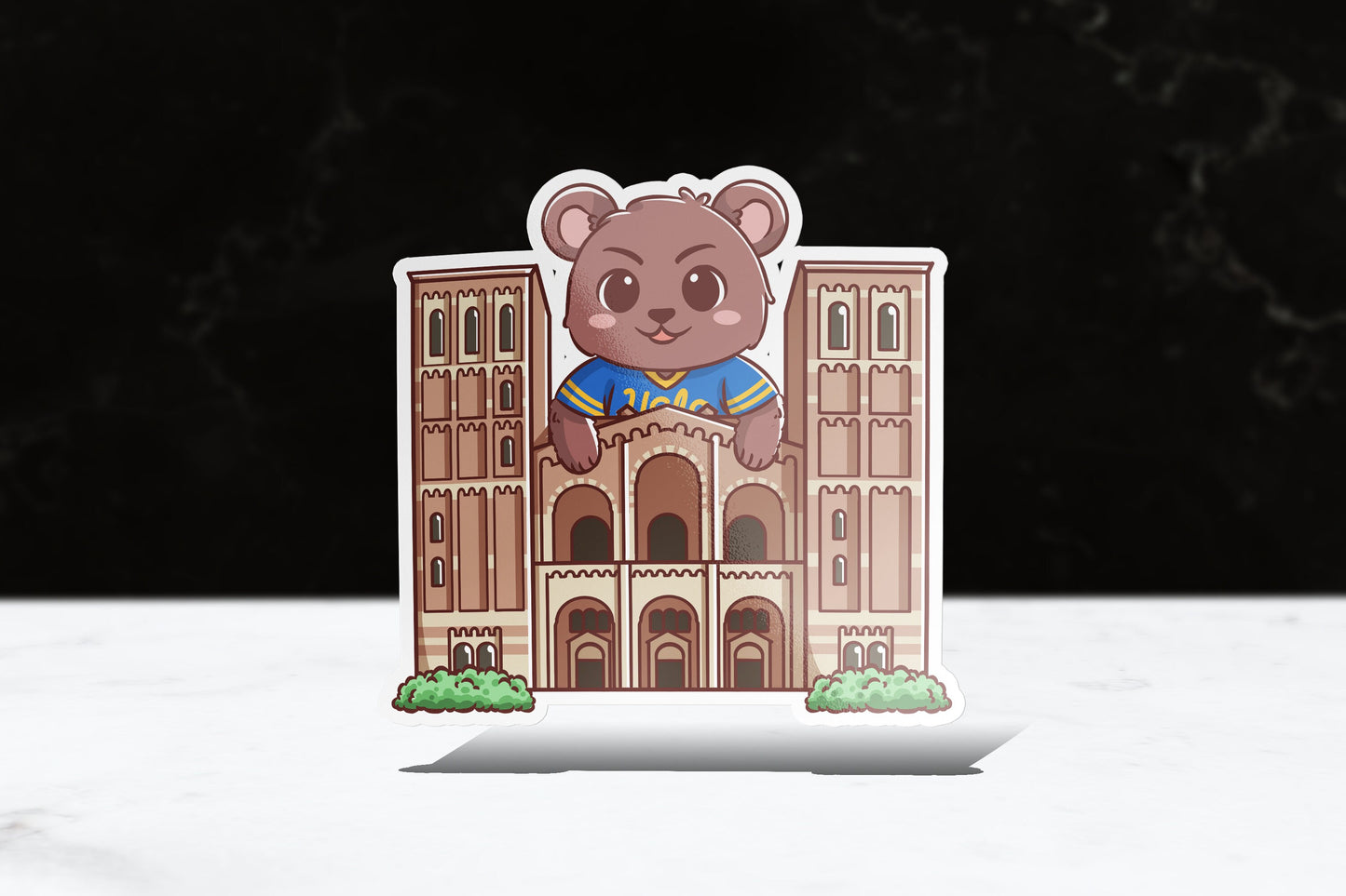 UCLA Chibi Bruins Sticker - FlippedDimension