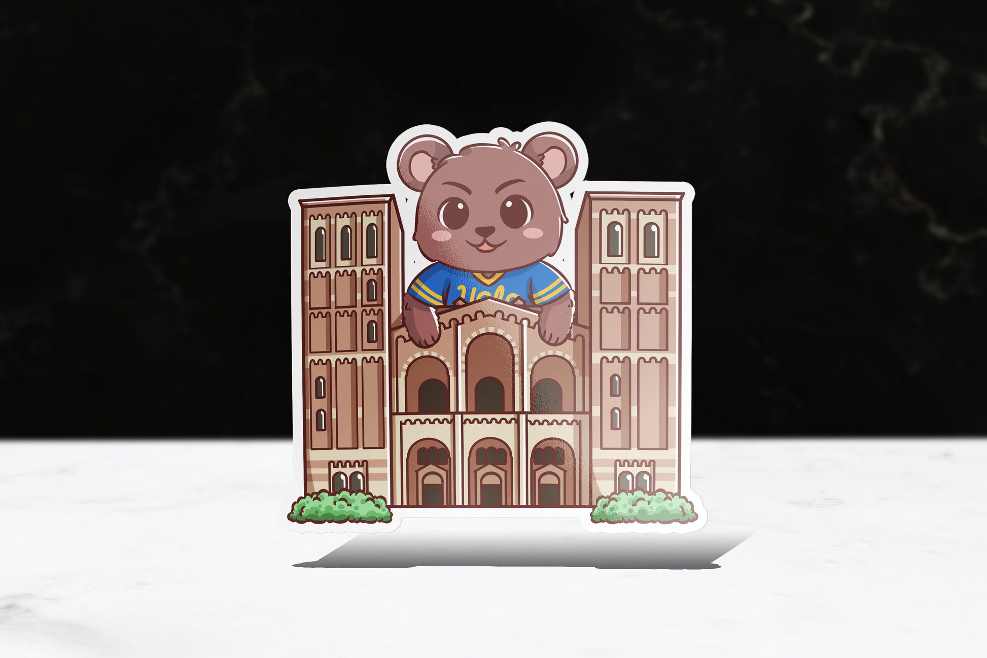 UCLA Chibi Bruins Sticker - FlippedDimension