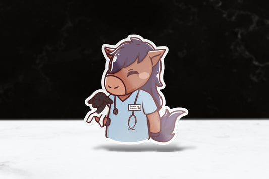 Animal Science Billy Sticker - FlippedDimension