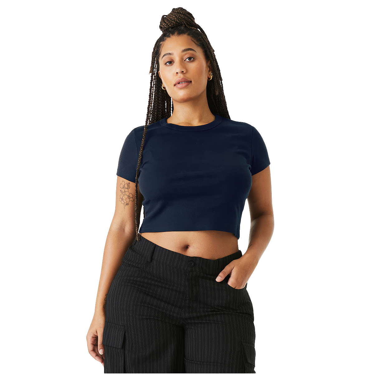 Micro Ribbed Baby T-Shirts - FlippedDimension