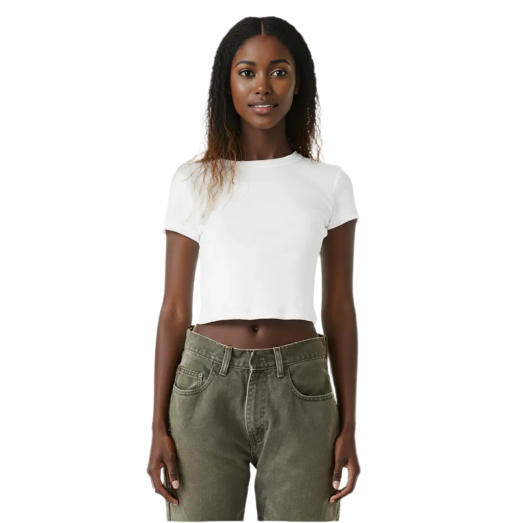 Micro Ribbed Baby T-Shirts - FlippedDimension