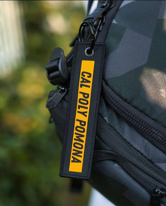 Cal Poly Pomona Flight Tag | Japanese Tag | Embroidered - FlippedDimension