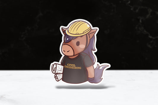 Civil Engineering Billy Sticker - FlippedDimension