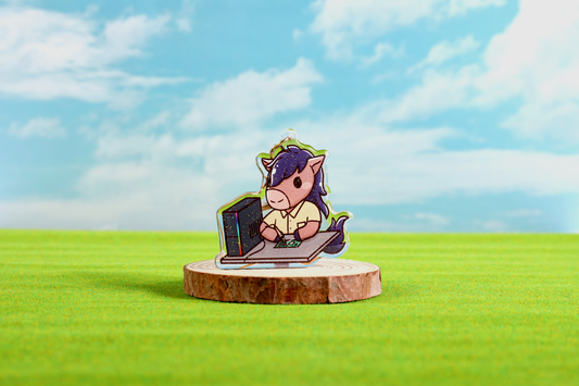 Computer Engineering Billy Epoxy Keychain - FlippedDimension